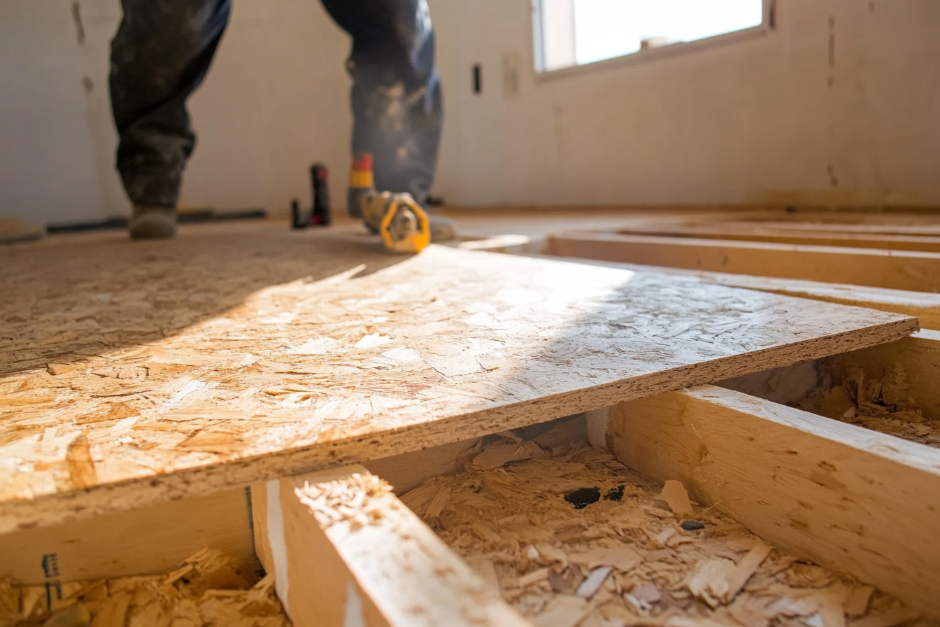 OSB-vloer leggen OSB-vloer leggen