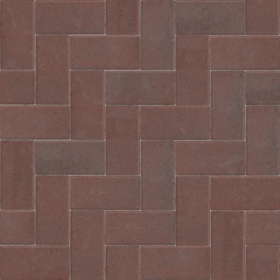 Excluton - Betonklinker - 21x10,5x8cm - KOMO - Rood-Zwart Excluton - Betonklinker - 21x10,5x8cm - KOMO - Rood-Zwart