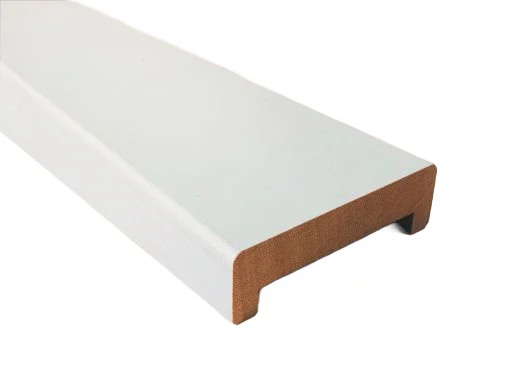 MDF Gibodekker Wit 28x94mm 305cm Wand 7cm FSC Mix 70% MDF Gibodekker Wit 28x94mm 305cm Wand 7cm FSC Mix 70%