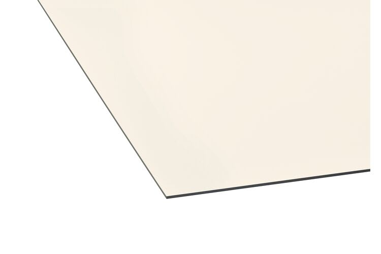 Trespa Izeon 6mm 305x153cm Enkelzijdig Satin Cream RAL9001 Trespa Izeon 6mm 305x153cm Enkelzijdig Satin Cream RAL9001