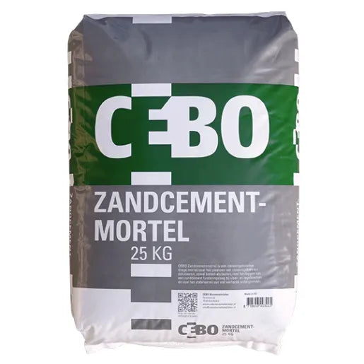 Zandcementmortel 25kg Zandcementmortel 25kg