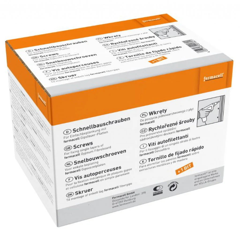 Fermacell Snelbouwschroef 3,9x22mm 1000st Fermacell Snelbouwschroef 3,9x22mm 1000st