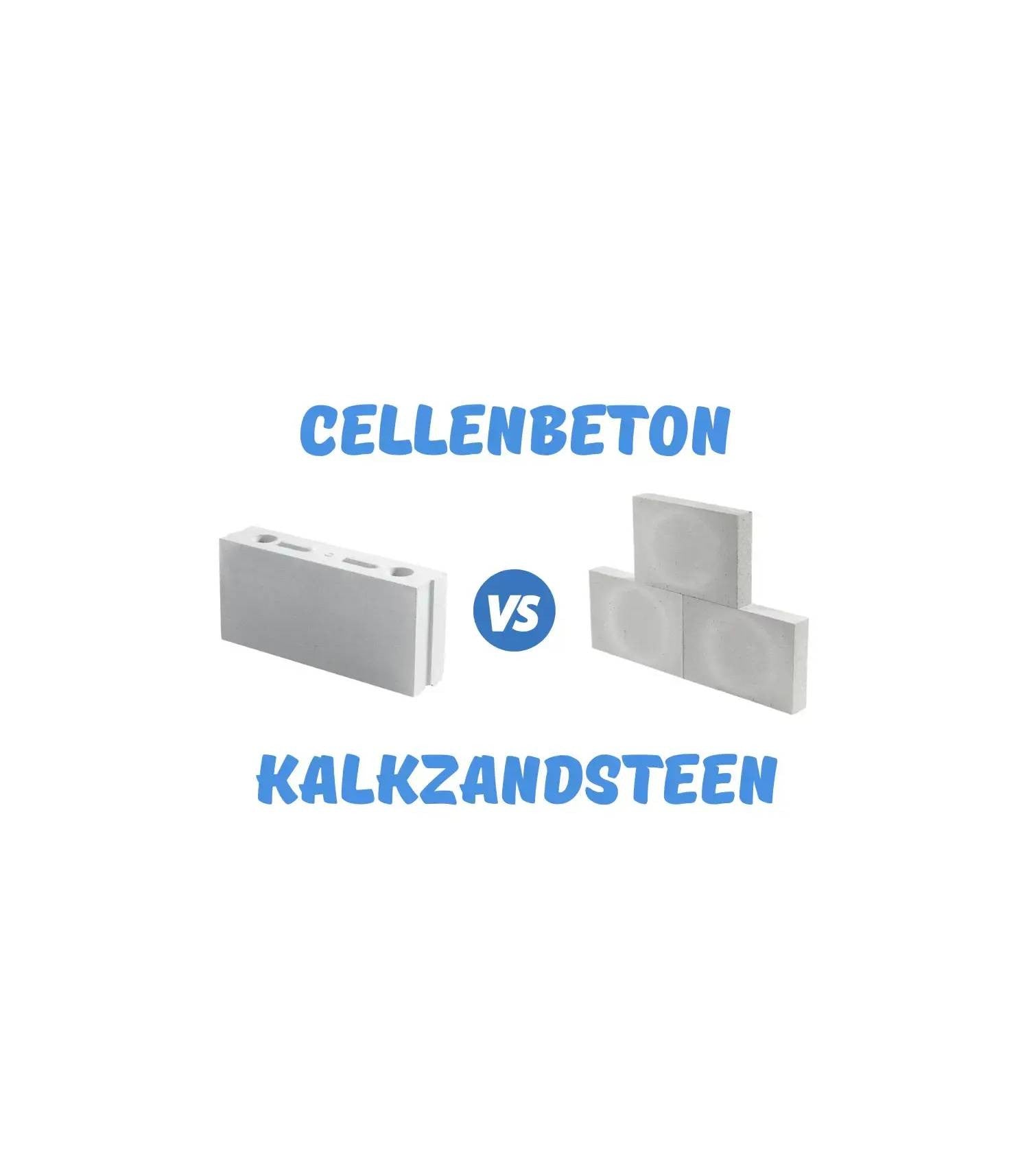 Cellenbeton en kalkzandsteen