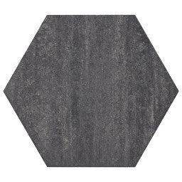 Excluton - Soft Comfort - Zeskant 60/52,5x30x4 cm - Grijs/zwart