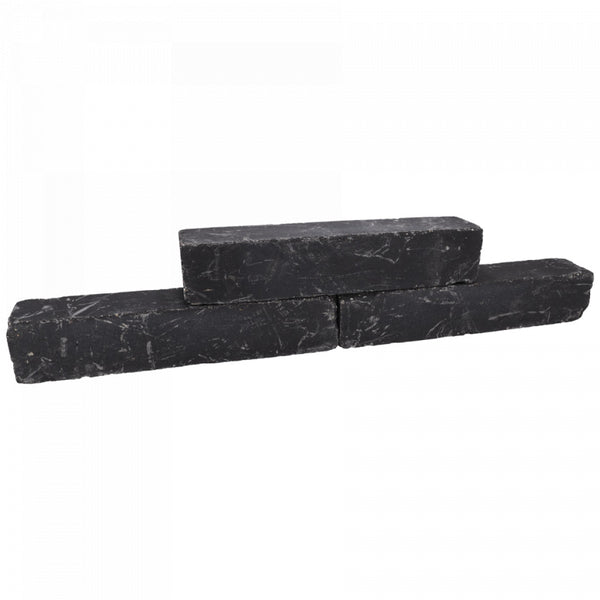 Excluton - Linia Excellence Getrommeld - 12x12x60 cm - Nero