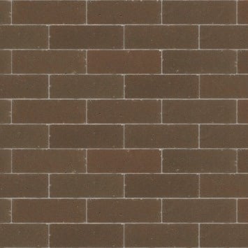 Klinker Avenue waalformaat 20x5x7 cm - Bruin/Zwart - Stonewish