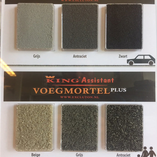 Excluton - King-Fix Voegmiddel Plus ( 20kg per emmer) - Grijs