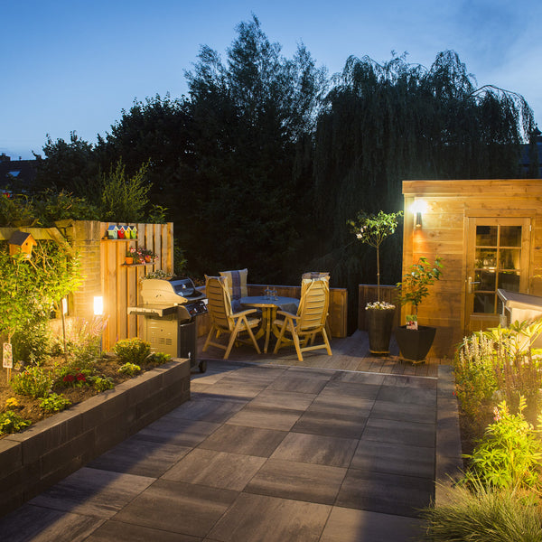 Excluton - Soft Comfort - 60x60x4cm - Grijs/Zwart