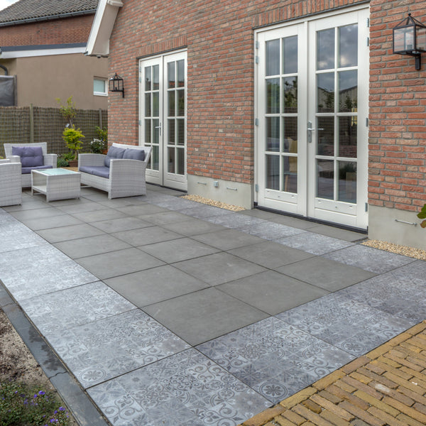 Excluton - Opsluitbanden - 10x20x100 cm - Antraciet