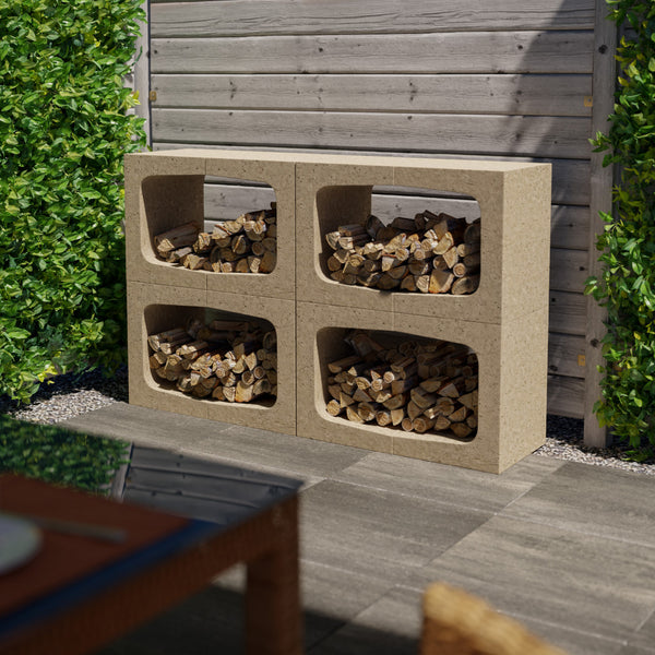 Excluton - U-element - 40x40x50 cm - Grijs