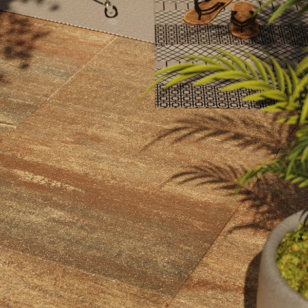 Excluton - Terrastegel+ - 60x60x4 cm - Omber