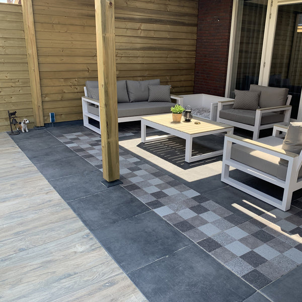 Excluton - kera twice - 45x90x5,8 cm - Paduc Oak