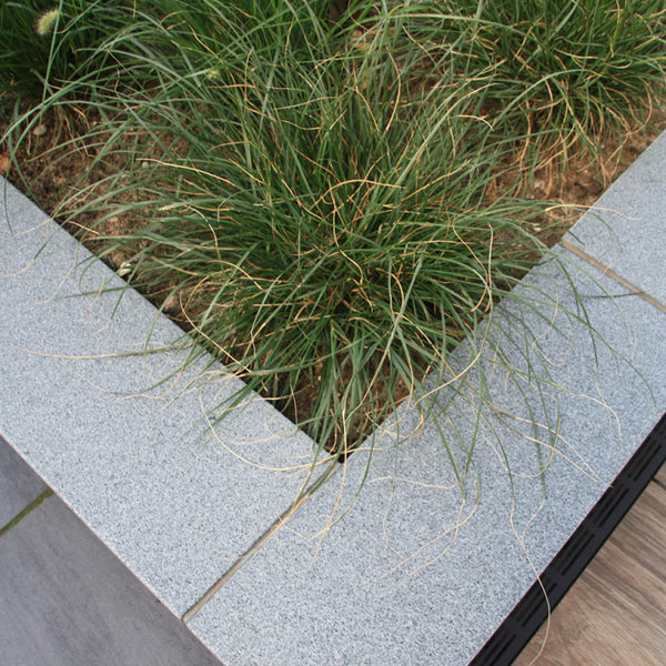 Excluton - Vijverrand President - 100x20x3 cm - Donker/Grijs