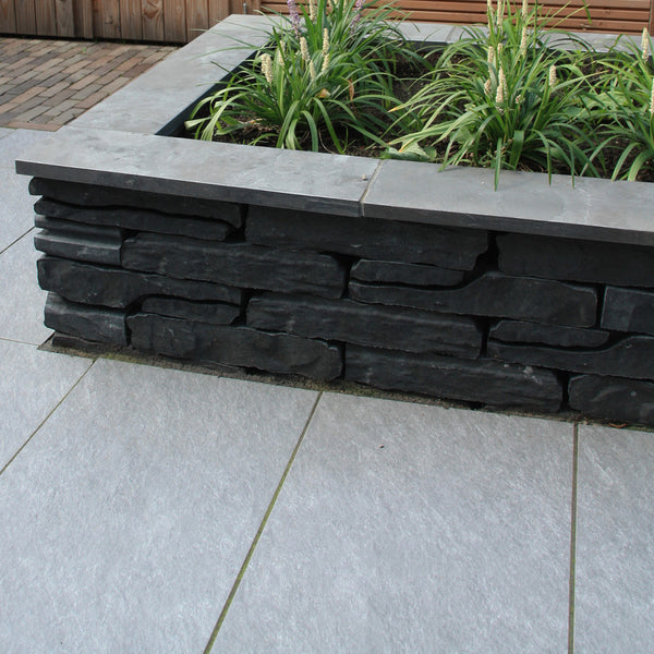 Excluton - Stone Walling - 18x43,5x8,5 cm - Antraciet