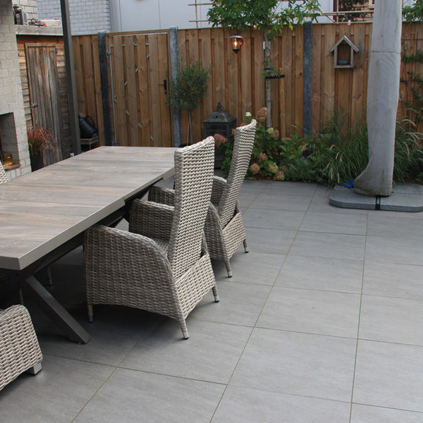 Excluton - Kera Twice - 60x60x4,8 cm - Moonstone Piombo