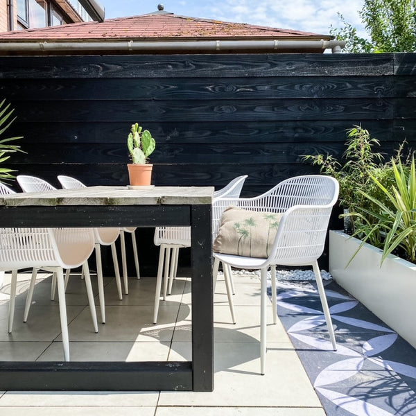 Excluton - Kera Twice 60x60x4,8 cm - Flower Lotus