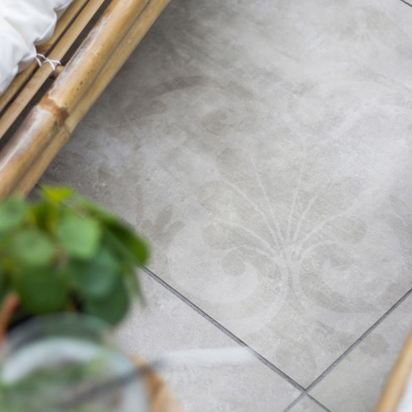 Excluton - Kera Twice 60x60x4,8 cm - Fiammato Taupe Decor