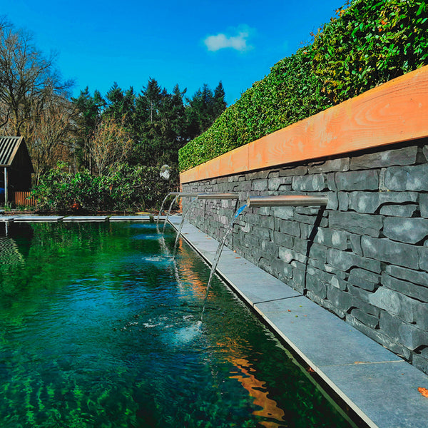 Excluton - Stone Walling - 18x43,5x8,5 cm - Antraciet