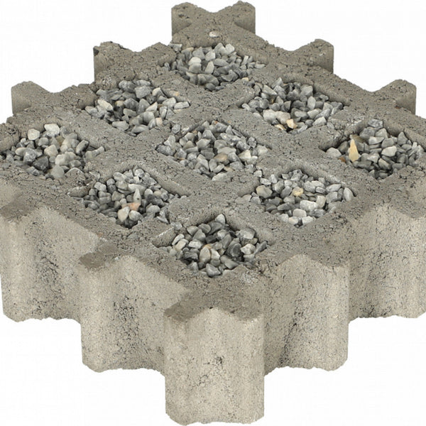 Excluton - Aqua drain tile - 30x30x8cm - Gris
