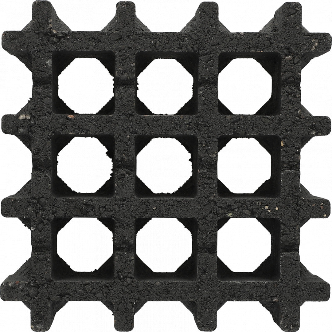 Excluton - Aqua drain tile - 30x30x8cm - Nero