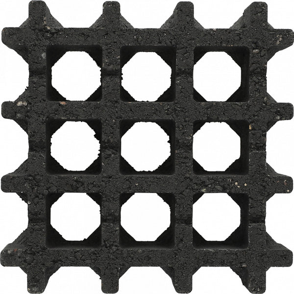 Excluton - Aqua drain tile - 30x30x8cm - Nero