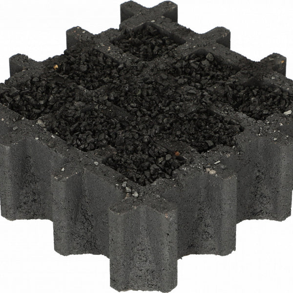 Excluton - Aqua drain tile - 30x30x8cm - Nero