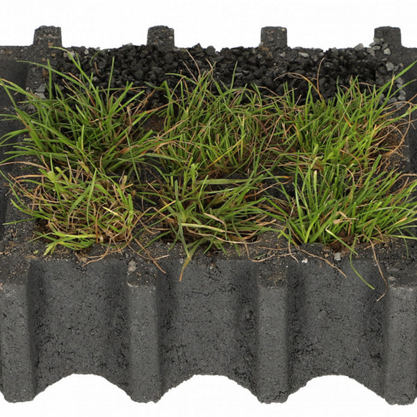 Excluton - Aqua drain tile - 30x30x8cm - Nero