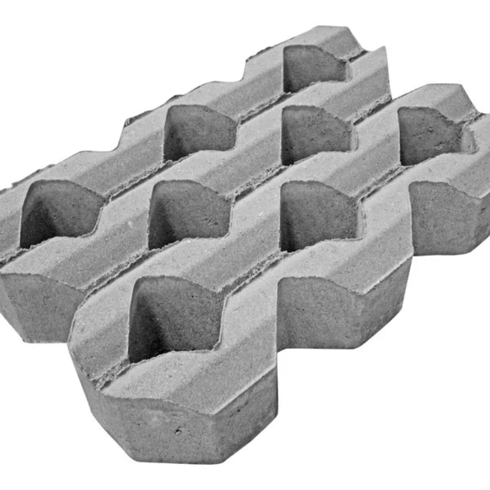 Grasbeton WaterWijs 40x60x10 cm - Grijs Profiel - Kijlstra