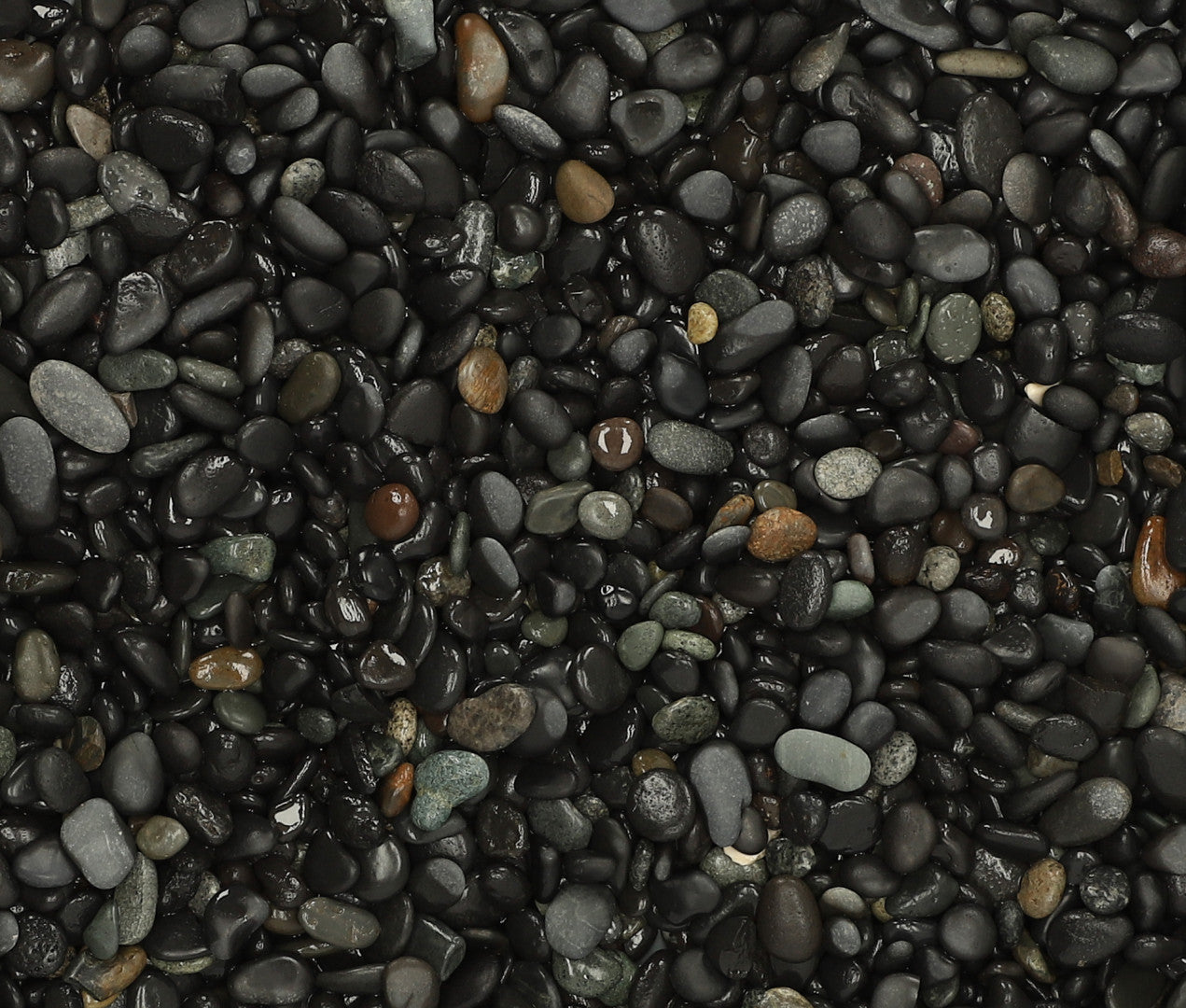 Beach Pebbles Black 8-16 mm 1000 Kg - Excluton