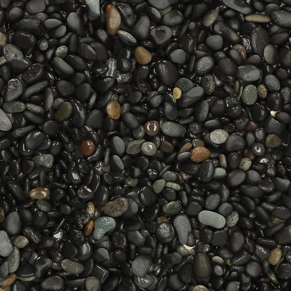 Beach Pebbles Black 8-16 mm 1000 Kg - Excluton