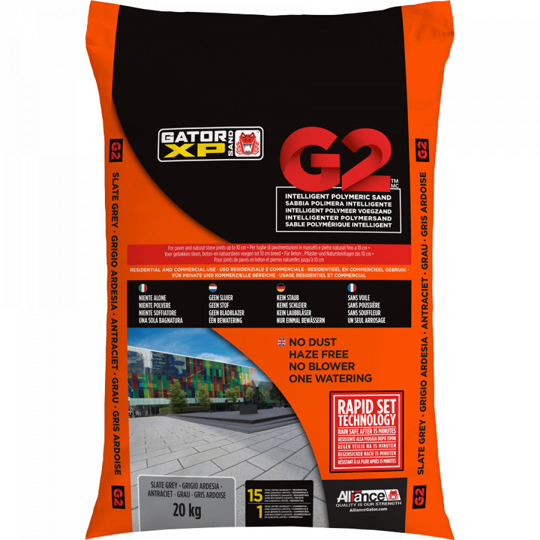 Excluton - G2 XP Gator Sand Europe Antraciet 20kg