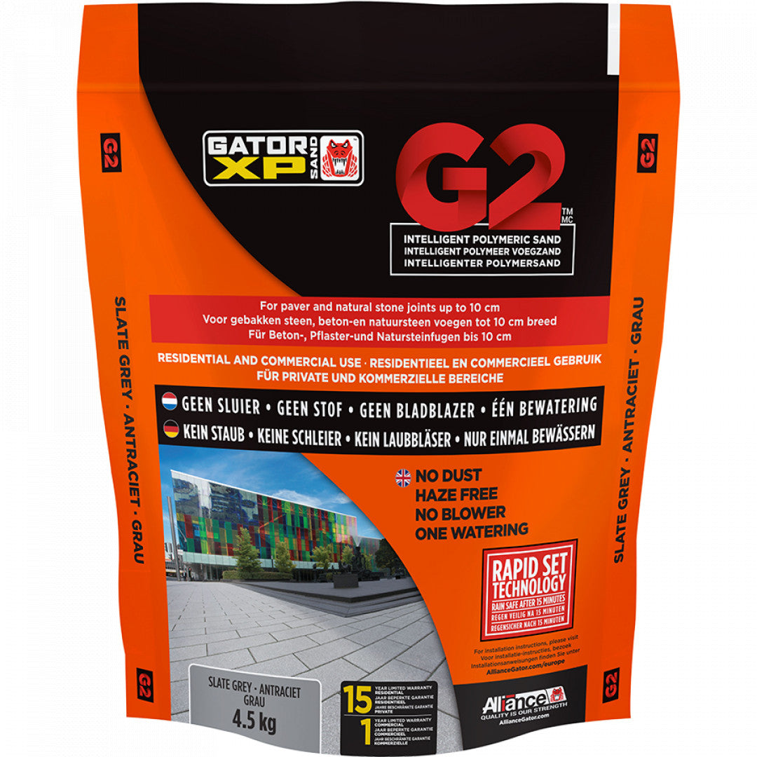 Excluton - G2 XP Gator Sand Europe Antraciet 4,5kg