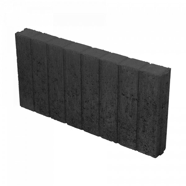 Excluton - Mini Quadrobandpalissade - 6x25x50 cm - Zwart