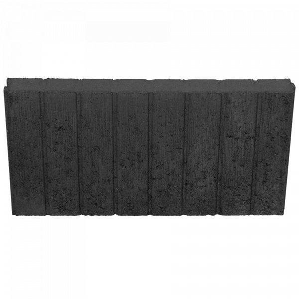 Excluton - Mini Quadrobandpalissade - 6x25x50 cm - Zwart