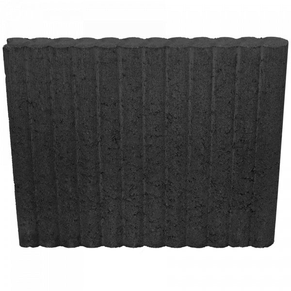 Excluton - Mini Rondobandpalissade - 6x40x50 cm - Zwart