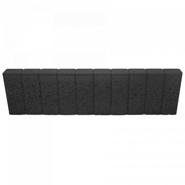 Excluton - Mini Quadrobandpalissade - 8x25x100 cm - Zwart