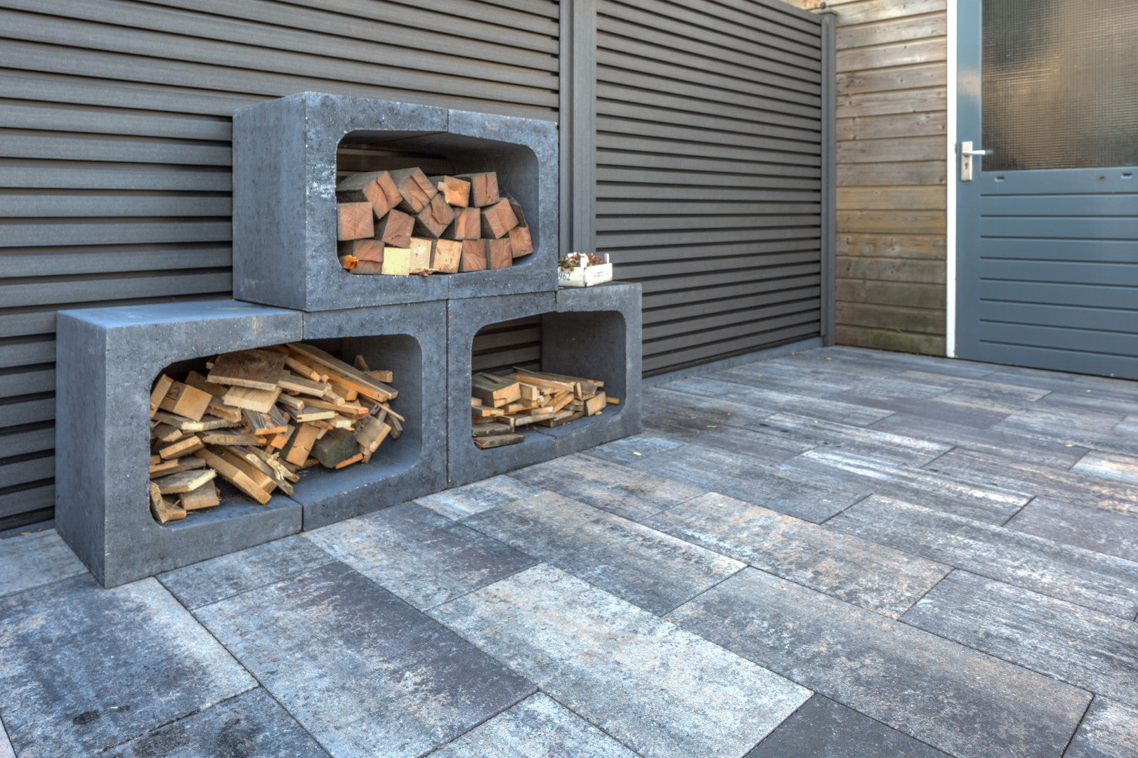 Excluton - U-element - 30x30x40 cm - Antraciet