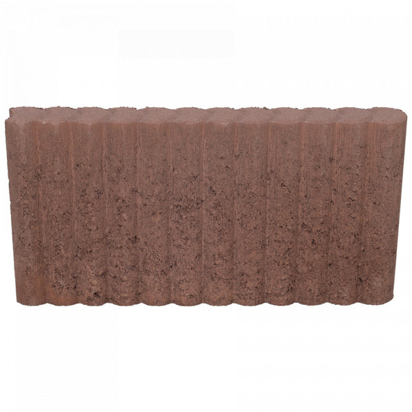 Excluton - Mini Rondobandpalissade - 6x25x50 cm - Bruin