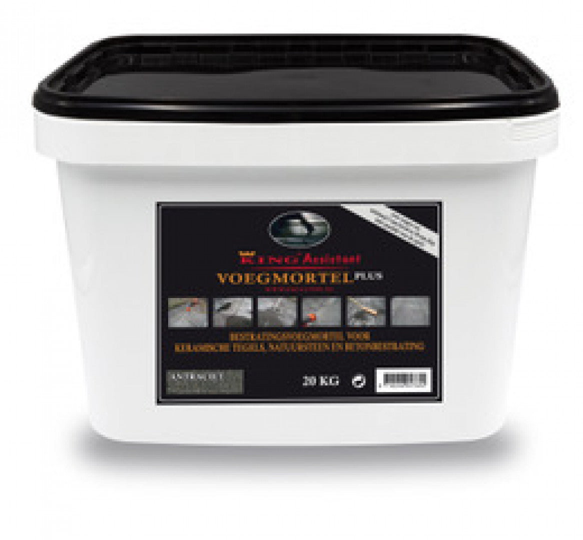 Excluton - King-Fix Voegmiddel Plus ( 20kg per emmer) - Antraciet