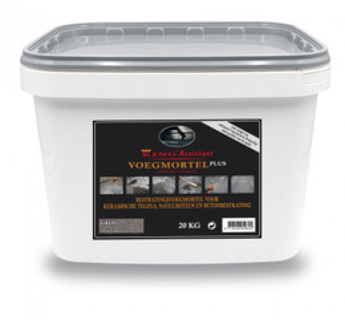 Excluton - King-Fix Voegmiddel Plus ( 20kg per emmer) - Grijs