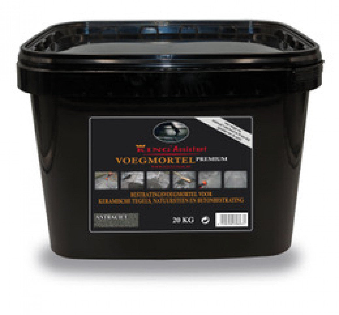 Excluton - King-Fix voegmiddel premium (20kg per emmer) - Antraciet
