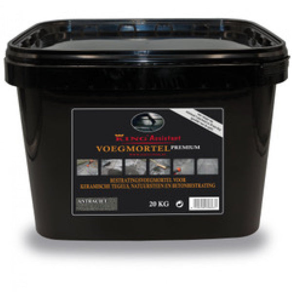 Excluton - King-Fix voegmiddel premium (20kg per emmer) - Antraciet