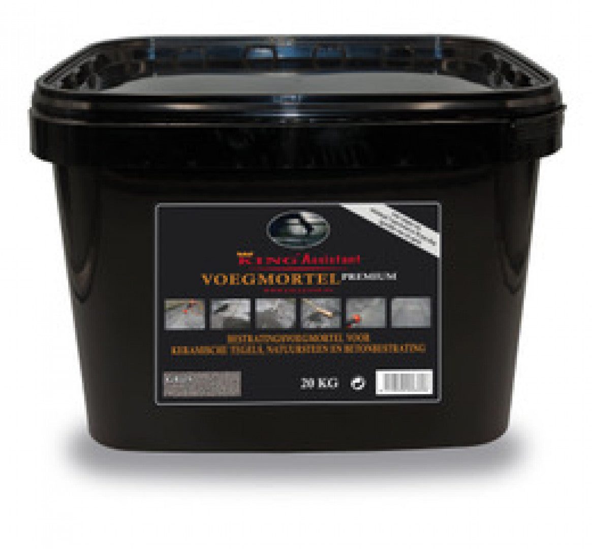 Excluton - King-Fix voegmiddel premium ( 20kg per emmer) - Grijs