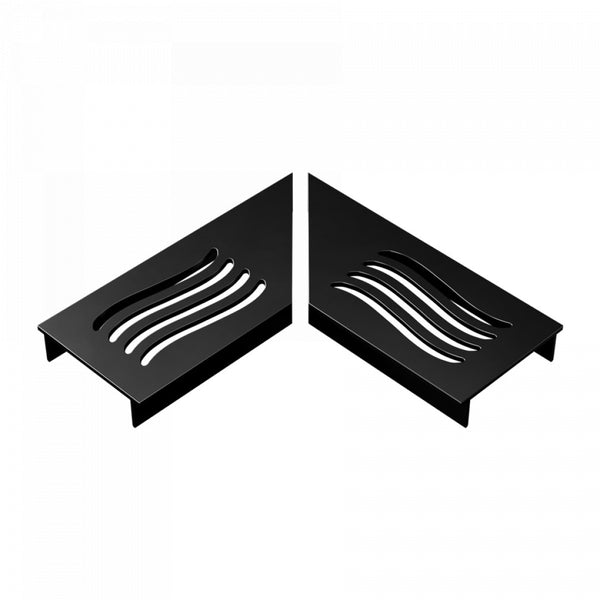 Excluton - Ultra Drain Blackline Wave Rooster L-Hoek