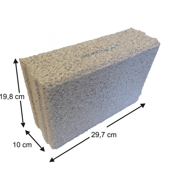 BIA Lijmbetonblokken Vellingkant 29,7x10x19,8cm met structuur