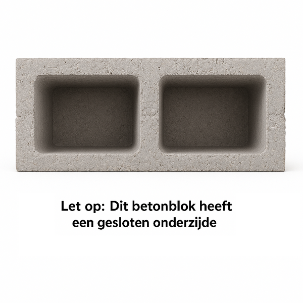 Holle Betonblokken 39x19x19cm