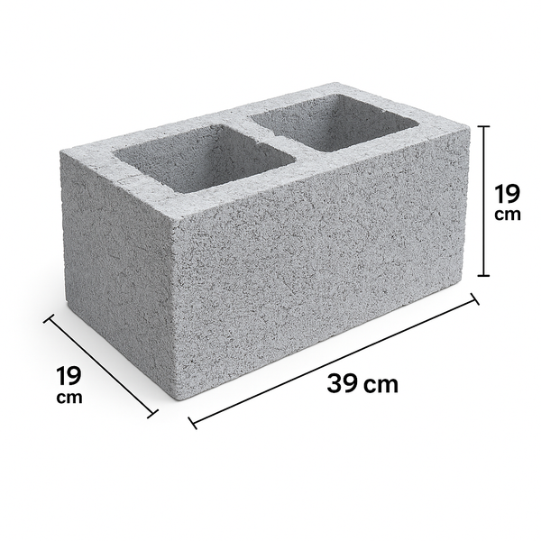 Holle Betonblokken 39x19x19cm