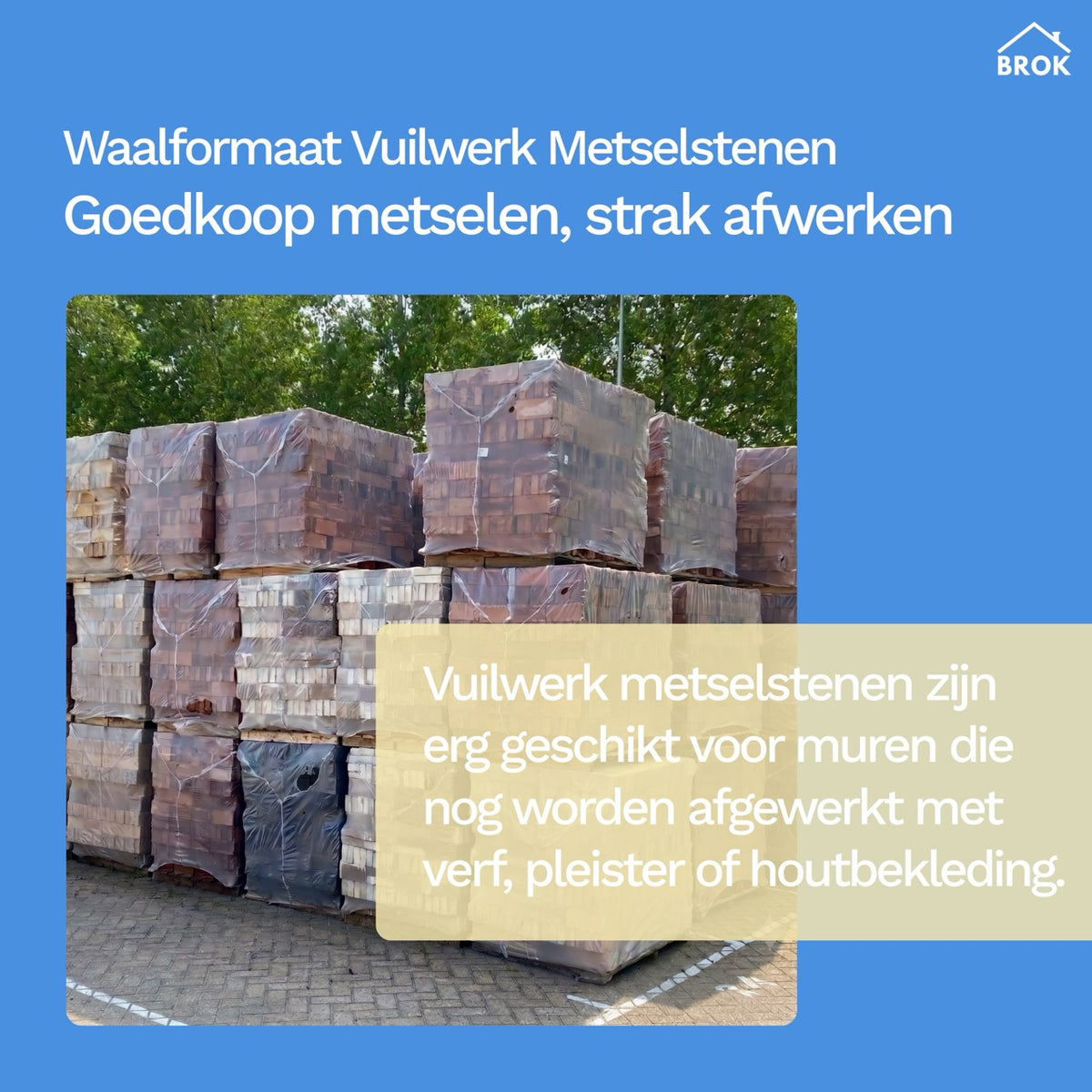 Hilversumsformaat Massief Vuilwerk metselstenen