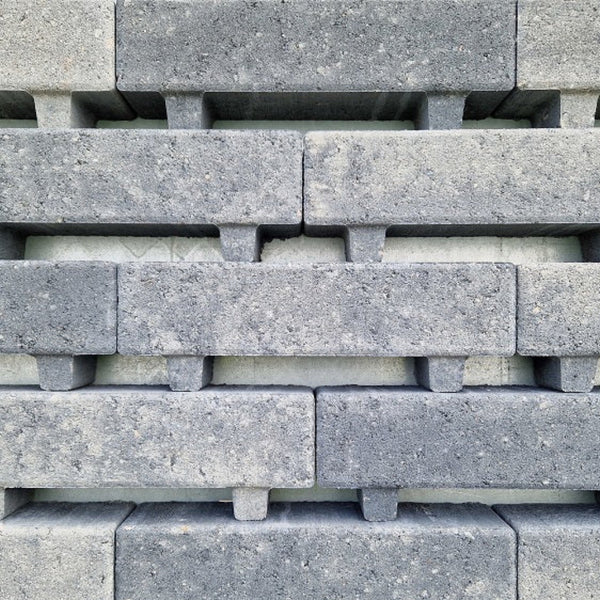Waterpasserende Longstone 31,5x10,5x7cm Waterwijs - Grijs/Zwart- Kijlstra
