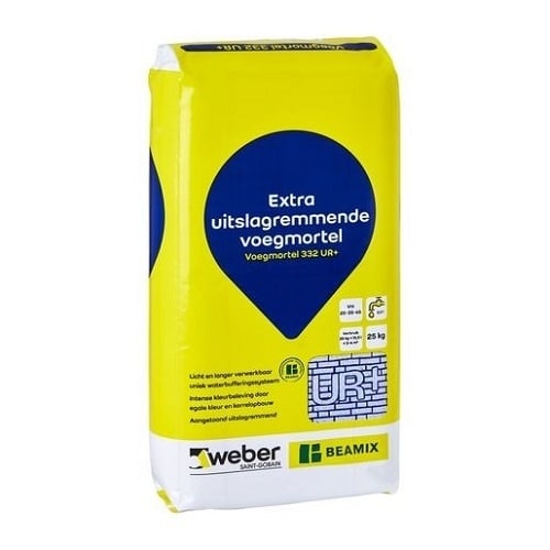 Beamix UR+ voegmortel 25kg Antraciet